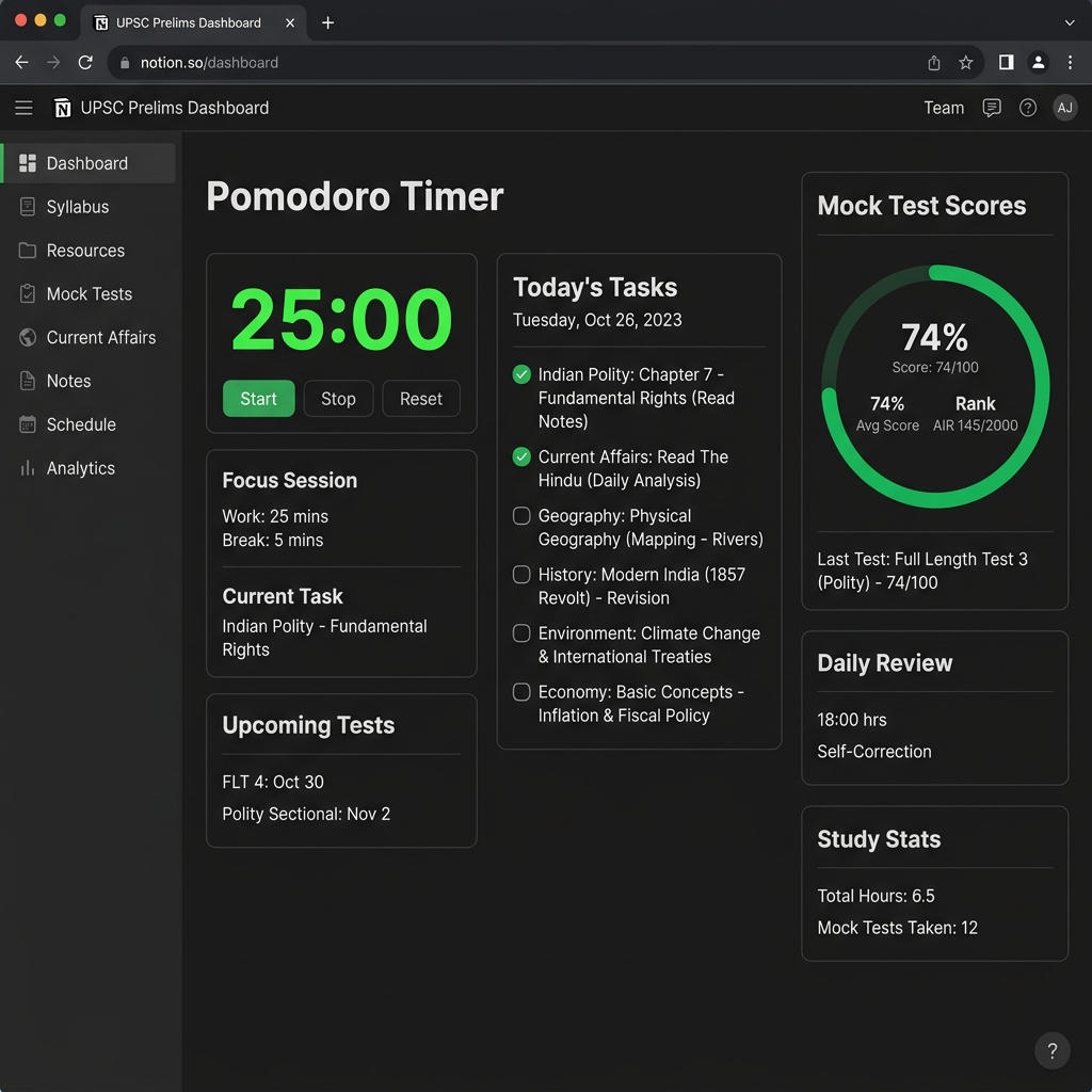 Dashboard Tracker